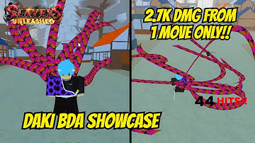 [NEW CODES] DAKI BDA SHOWCASE || Slayers Unleashed