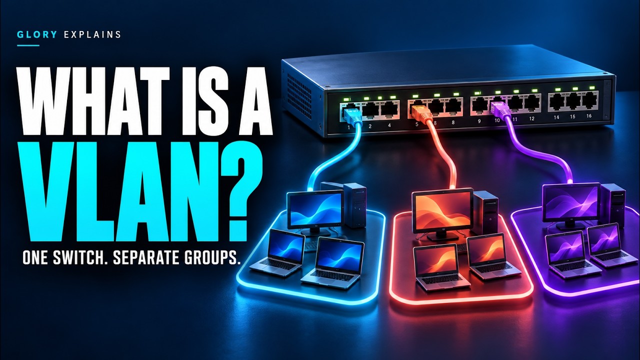What Is a VLAN? Virtual LANs Explained Simply - YouTube
