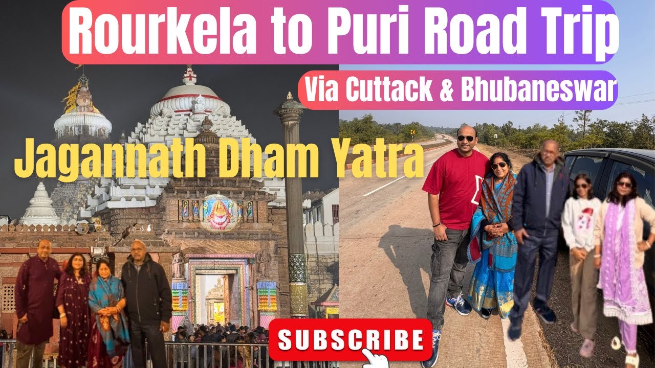 Rourkela to Bhubaneswar & Puri Road Trip I Jagannath Dham Puri I Temple new rule I Sakhigopal Temple