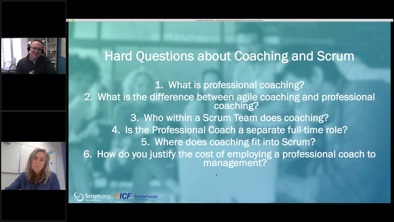 Answering Those Hard Questions About Coaching and Scrum - YouTube