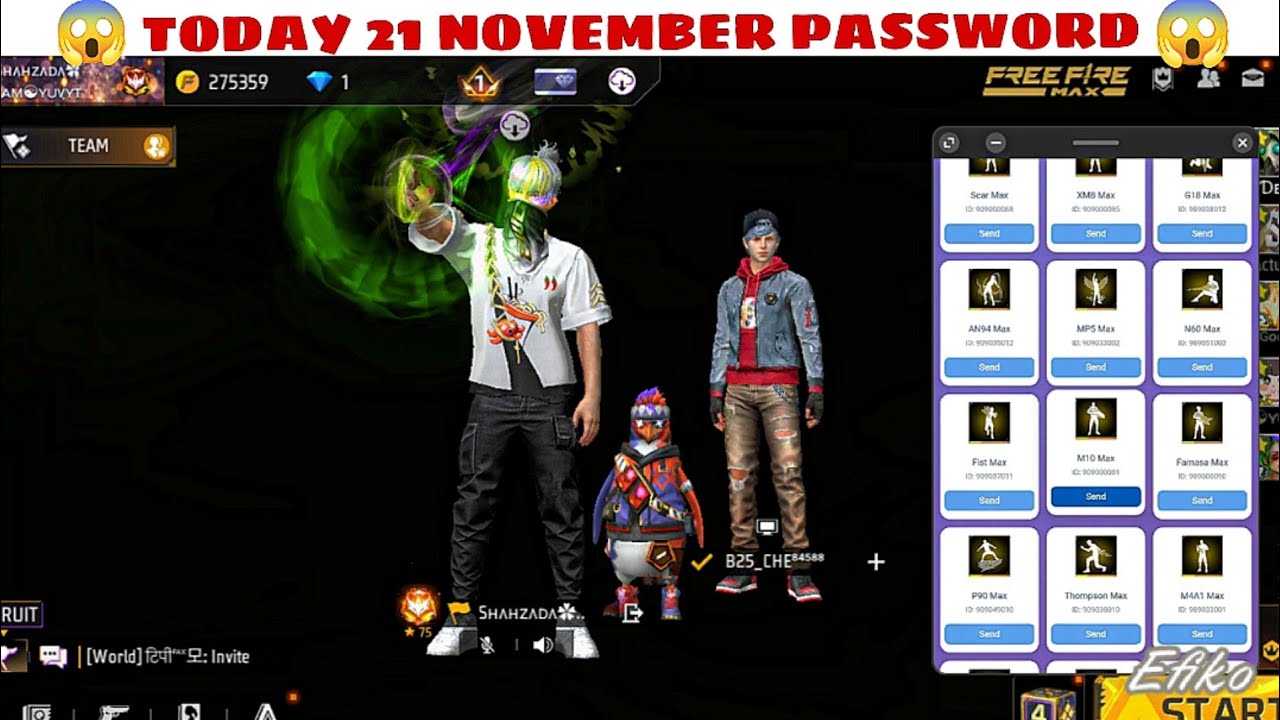 B25 Cheat Password Today 🥳 ! B25 Cheats || Emote Website Free Fire 💯🤯
