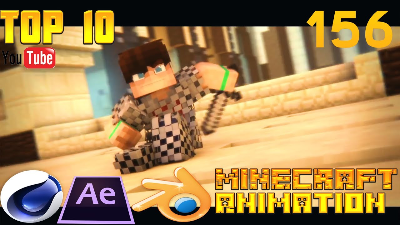 TOP 10 INTRO MINECRAFT Animation MAKERS #156 Blender Cinema4D After ...