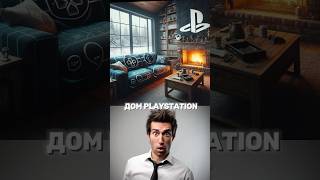 🏠 Построил ДОМ в стиле PLAYSTATION #ps5 #playstation #shorts