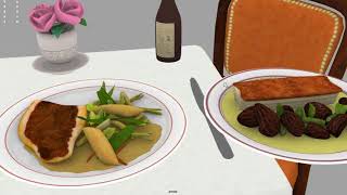3D Virtual Restaurant Menu