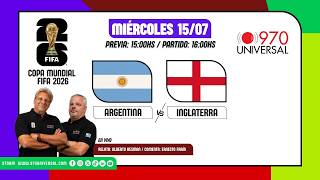 ARGENTINA vs. INGLATERRA - 970 UNIVERSAL