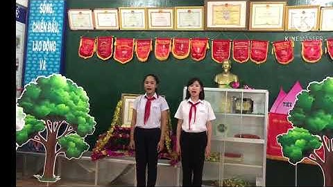 LIÊN ĐỘI THCS THÁC MƠ, TX PHƯỚC LONG - Hát Quốc ca tại các địa chỉ đỏ, năm 2020 - SONG CA