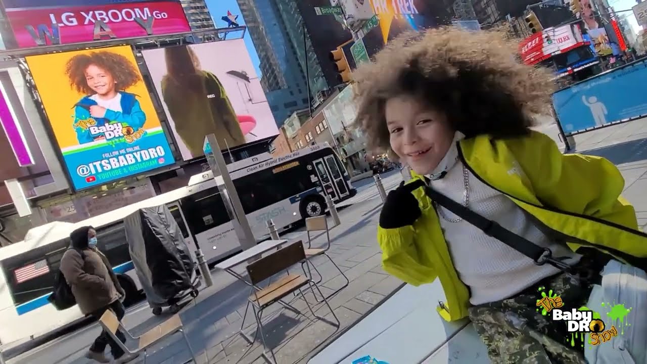 Baby Dro Reaction to his Billboard in Times Square