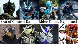 Top 21 Out of Control Kamen Rider Forms Explained in 34 Minutes