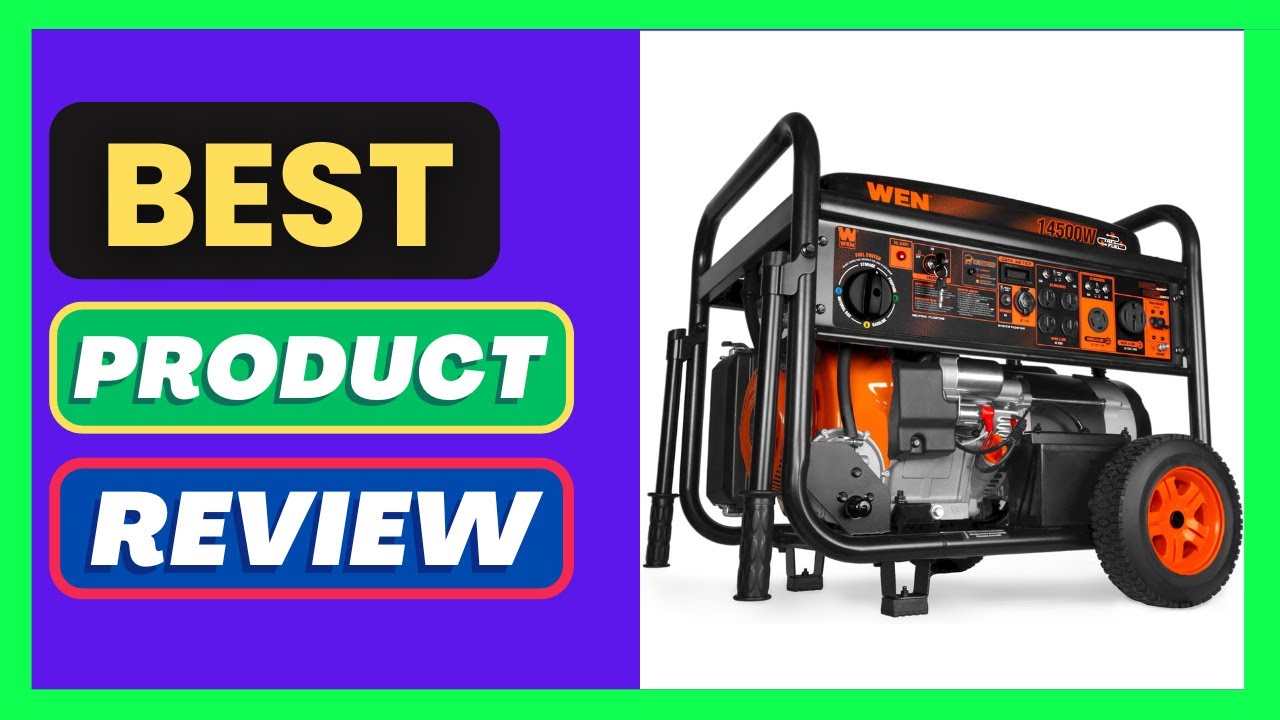 WEN 14,500-Watt 120V/240V Tri-Fuel Generator for Gas, Propane, and