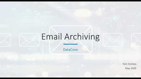 DataCove – Email Archiving
