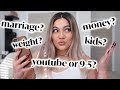 VLOGMAS DAY 14 | ANSWERING YOUR JUICY BURNING QUESTIONS! GRWM Q&amp;A