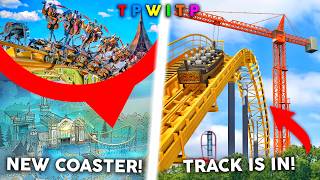 Efteling NEW Launch Coaster + UK Water Coaster Goes VERTICAL!
