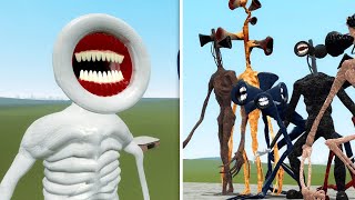 ALL SIREN HEADS VS GREAT MOTHER MEGAPHONE in Garry's Mod!