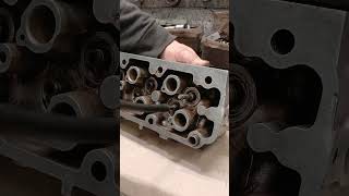Grinding in head valves. #engine #двигатель #valve #grinding #renovation #restoration #клапана