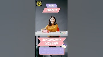 Class 11| Accountancy| CASH BOOK| Notes| Quick Revision| NOTES WALLEY| 📝✍🏻📝|#notes#class11#commerce