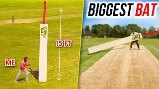 We Created Biggest Cricket Bat in the World