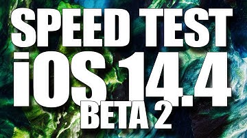 Speed Test iOS 14.4 Beta 2 vs iOS 14.3 (iOS 14.4 Public Beta 2 )