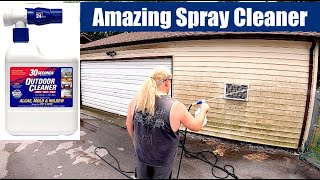 Amazing Spray Cleaner ~ 30 Second  Outdoor  Cleaner  No Pressure washing