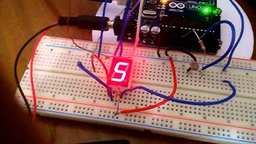 arduino七段顯示器製作倒數功能