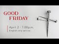 April 2, 2021 - Good Friday