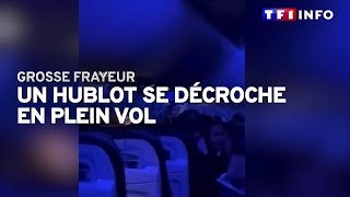 Grosse frayeur  l'avion perd une porte en plein vol