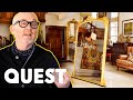 Restoring Mirror With An Authentic Cartouche And Gold Leaf | Salvage Hunters: Best Restorations