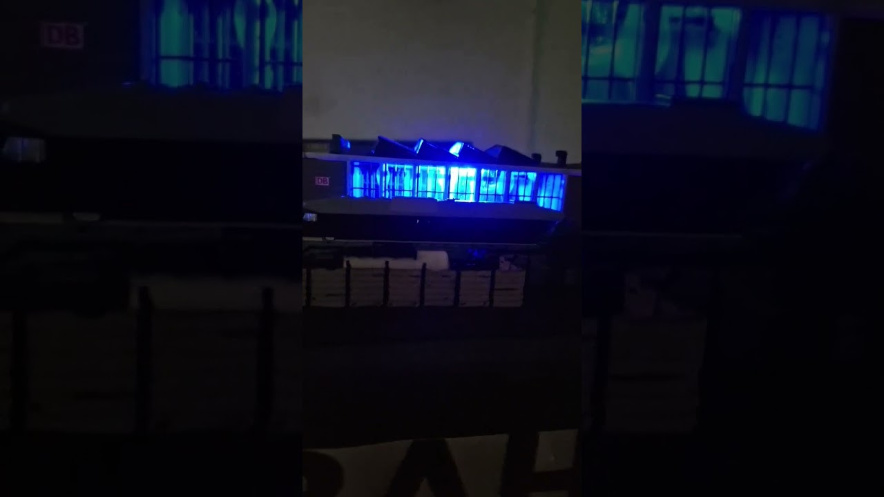 Spur N, Heute wird in der Halle noch am späten Abend geschweißt !!!