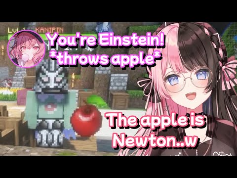 Hinano Proves That She is a Genius Builder in VCR Minecraft