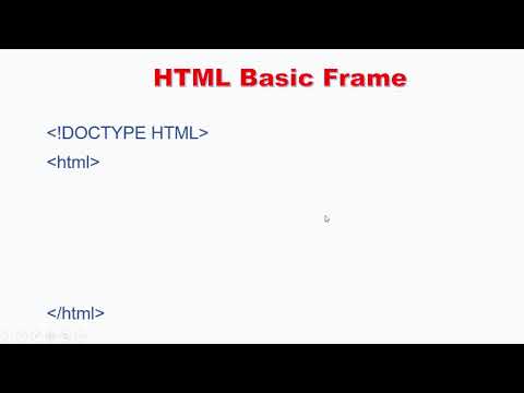 002 HTML Basic Frame - YouTube
