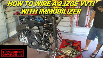 HOW TO WIRE A 2JZGE VVTI WITH IMMOBILIZER