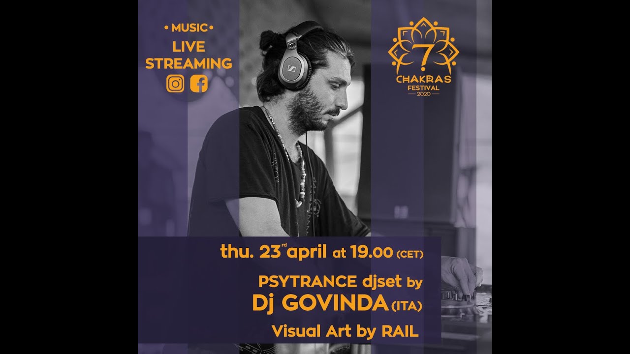 Dj Govinda Believe Lab  Psytrance Goa   7 Chakras Festival 2020 Streaming