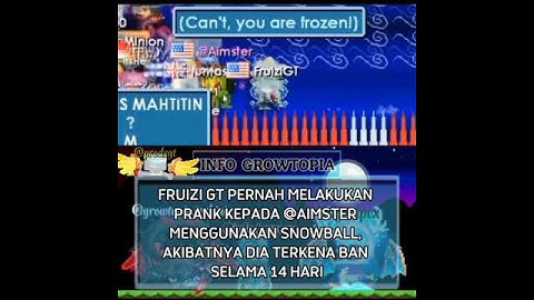 Prank propalyer ❌ Prank mods ✔️ #growtopia #game #info #frauzigt #aimster