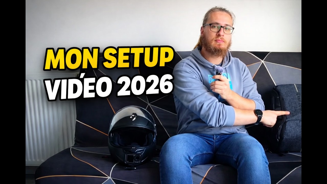 Le setup que j’utilise pour mes vidéos cette année | Motovlog, photo & drone