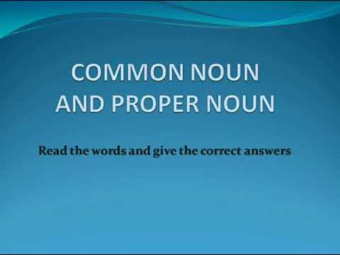 what is a proper noun what is a proper noun