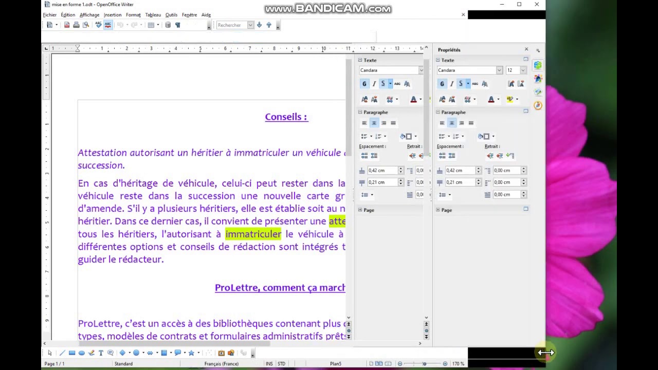 TUTO N° 2, OPEN OFFICE TEXTE pour les débutants - YouTube