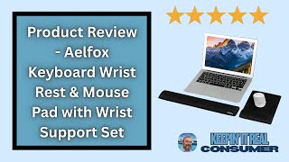 Best Ergonomic Wrist Rest Set! Keyboard & Mouse Pad Review screenshot 3