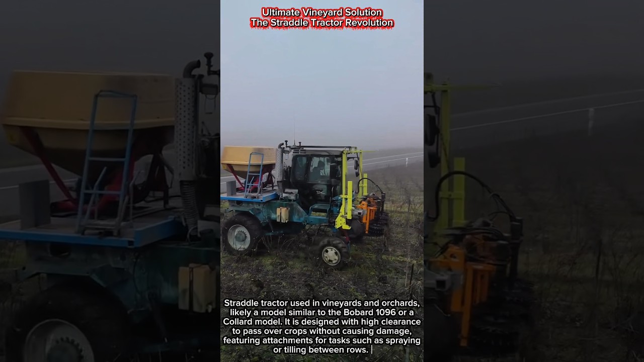Ultimate Vineyard Solution | The Straddle Tractor Revolution