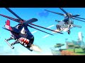 1v1 HELI BATTLE: Who Can Build The Best Attack Helicopter?! [Trailmakers]