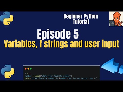 Python Tutorial Episode 5: Master Variables, User Input & F-Strings!