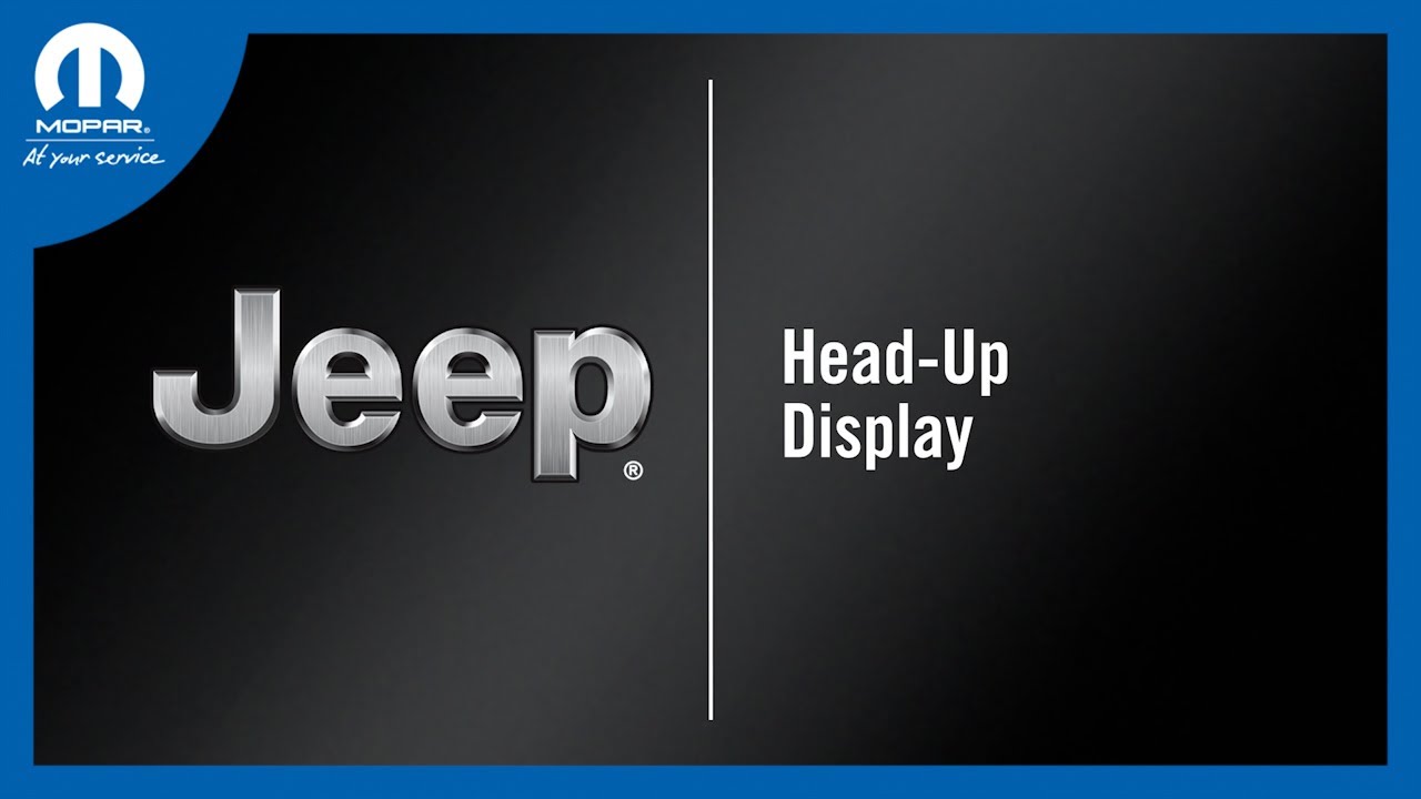 Head-Up Display | How To | 2023 Jeep Grand Cherokee L - YouTube