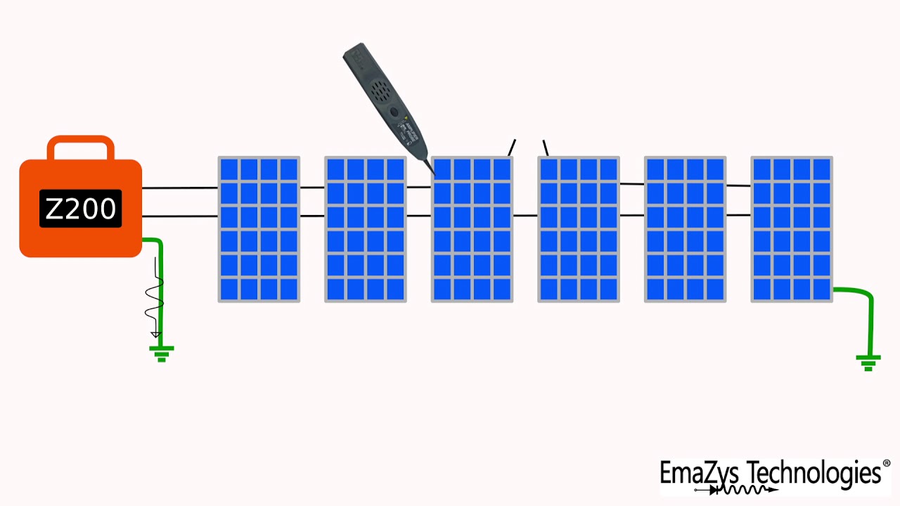 Easy solar PV troubleshooting emazys Z200 one generator and amplifier