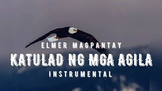 Video thumbnail of "KATULAD NG MGA AGILA Instrumental Cover with Lyrics by @deovinccidasig"