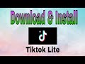 Cara Download Dan Install Tiktok Lite