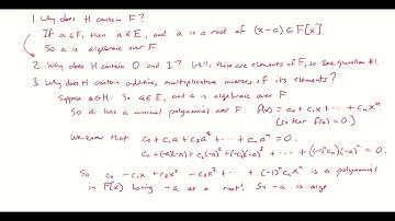 FLOW The Field of Algebraic Elements