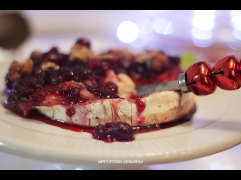 Warmed Cranberry Brie