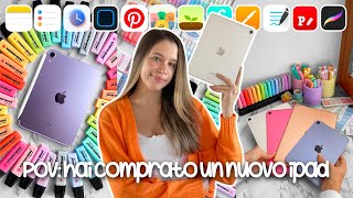 Cosa fare con il tuo nuovo iPad 🌈✨ (Conoscenze di base, quali App scaricare e come abbellirlo)