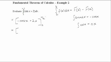 Fundamental Theorem of Calculus - Example 2