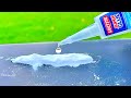 Super glue and baking soda  pour glue on baking soda and amaze with results