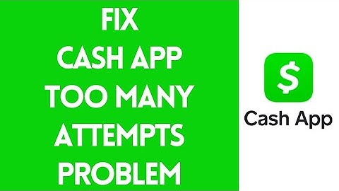 Fix Cash App Too Many Attempts Problem (2022)| Can