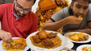 Eating Lunch(Mutton Kacchi Biryani, Tehari, Rezala, Chicken Roast) With Friends at Sultan's Dine